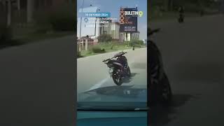 Tular Motosikal Bergerak Tanpa Penunggang Di Lebuhraya Persekutuan [upl. by Assilym]