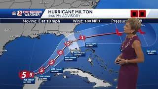 WATCH Tracking powerful hurricane Milton [upl. by Mackoff]