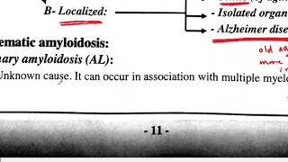 GENERAL PATHOLOGY 6 amyloidosis 1 book reading DR SAMEH GHAZY [upl. by Nigem]