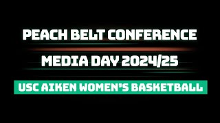 USC Aiken Womens Basketball Media Day Interview 2024 [upl. by Eilsew]