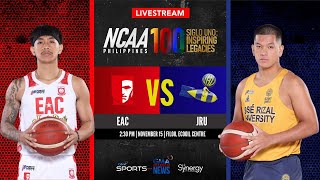 EAC vs JRU Men’s Basketball  NCAA Season 100  Replay [upl. by Eeresid]