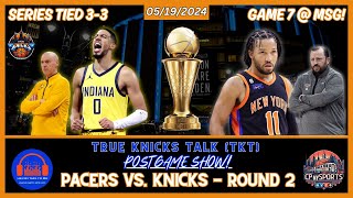 Knicks POSTGAME  New York Knicks vs Indiana Pacers Game 7  NBA Playoffs  Knicks are eliminated [upl. by Onifur]