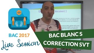 Bac Blanc S  Correction en live de lépreuve de SVT [upl. by Airdnoed]