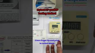 How to perform NTproBNP Rapid Card Test using finger prick blood [upl. by Annehs899]