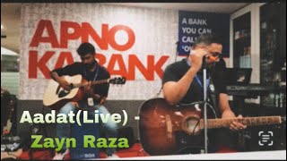 Aadat Live  Zayn Raza  Musical Evening  RBL Bank [upl. by Noami]