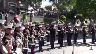 1st Marine Division Band at Disneyland Memorial Day 2012 4 [upl. by Stacie]