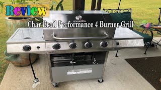 Char Broil Performance 4 Burner Grill Review  Is It Worth It [upl. by Aiuqet]