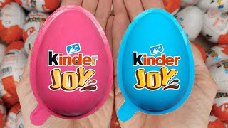 NEW 500 Yummy Kinder Joy Surprise Egg Toys Opening A Lot Of Kinder Joy Chocolate ASMR 5390 [upl. by Heiskell]