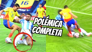 LO QUE NO VISTE de las POLÉMICAS de ARGENTINA vs COLOMBIA  Penal de OTAMENDI y JULIÁN [upl. by Ytirev]