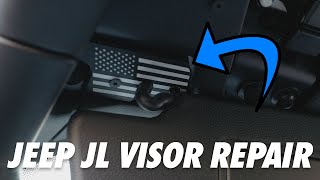 EAMPLEST Visor Clips A Demo for Jeep Wrangler JK amp JL Gladiator [upl. by Ysied684]