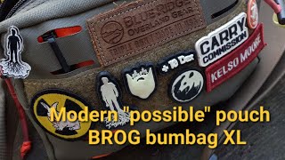 Common day quotEDCquot possibles pouch Blueridge overland bumbag XL [upl. by Noella]