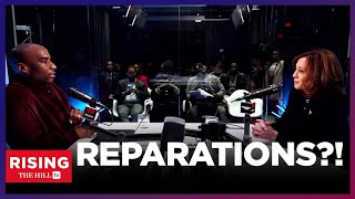 Kamala Harris OPEN TO REPARATIONS Charlamagne the God Interview [upl. by Eimmij]