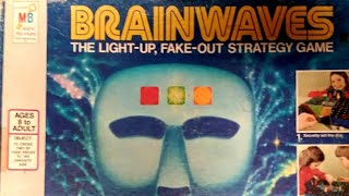 Ep 176 Brainwaves Board Game Review Milton Bradley 1977  How To Play [upl. by Bedwell]