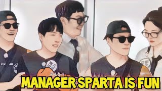 The Sparta and the boys Running Man 681 [upl. by Ahsienom]