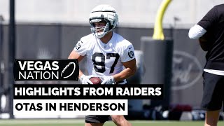 Highlights from Raiders OTAs [upl. by Introc64]