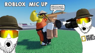 Roblox Mic Up but its National Geographic Funny Moments [upl. by Johny]