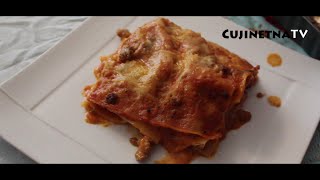 طريقة عمل اللازانيا الإيطالية باللحم المفروم Recette de Lasagne italienne à la viande hachée [upl. by Lewert]