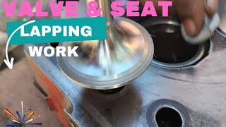 How to Cylinder head Valve Lapping work [upl. by Ondine]