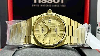 REVIEW Tissot Prx Full Gold size 40mm T1374073302100 T1374073302100  JIMMY 0907525830 [upl. by Shaffer492]