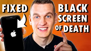 How to Fix iPhone BLACK SCREEN but Still ON  Unresponsive Blank Display FIX on All iPhones X to 15 [upl. by Leverett]