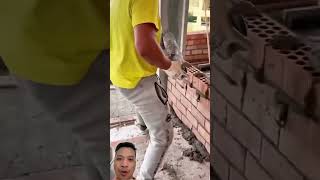 Máng đựng construction brick work satisfying bricklayer mortar tools smartworkers xuhuong [upl. by Noruq879]