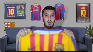 MA COLLECTION DE MAILLOTS DE FOOT   VERSION BARCA 1 [upl. by Slater]