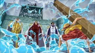 One Piece Ost  Luffy Vs 3 Admirals [upl. by Damha]