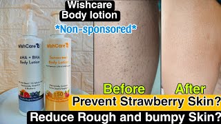 Wishcare💙Body lotion💙ReviewAHABHA and Sunscreen Body lotion ReviewWorth Buying✅or Not❌ [upl. by Len511]