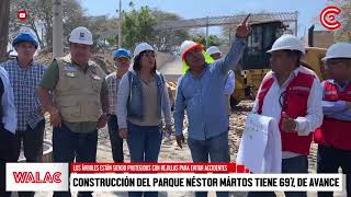 Construcción del parque Néstor Mártos tiene un 69 de avance [upl. by Irene]