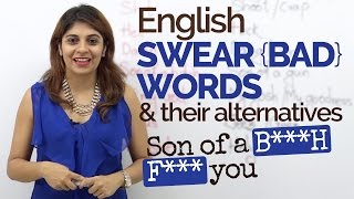 English Swear wordsBad words  English Speaking Practice  Spoken English lesson [upl. by Winton313]