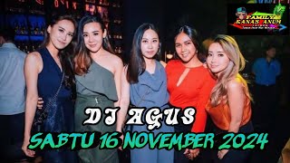 DJ AGUS TERBARU SABTU 16 NOVEMBER 2024FULL BASS ATHENA BANJARMASIN [upl. by Chiquia228]