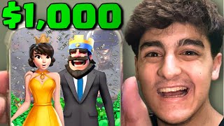 I Beat Clash Royale Spending 1000 [upl. by Ettevey]