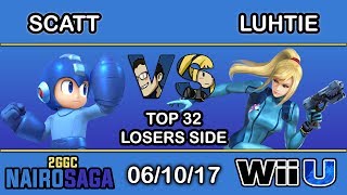 2GGC Nairo Saga  MVG  ScAtt Mega Man Vs Luhtie Zero Suit Samus Top 32 Losers Side [upl. by Tibbitts]