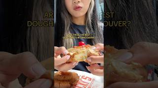 FINDING THE BEST DOUGHNUTS Ep 8 doughnut donuts food canada foodie vancouver fyp viralshort [upl. by Pfeifer]