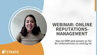 Webinar OnlineReputationsmanagement [upl. by Naoj]