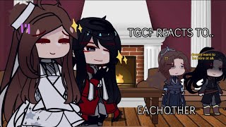 𝐖𝐈𝐏 tgcf react to eachother ദ്ദി ˉ͈̀꒳ˉ͈́ ✧ [upl. by Rothmuller]