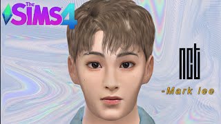 NCT Mark  The Sims 4 CAS   FULL CC list DL [upl. by Priscilla]