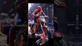 Superheroes and their bikes 💥 Avengers vs DC  All Marvel Characters avengers shorts marvel [upl. by Hanson]