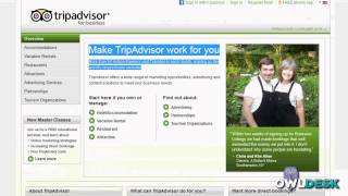 TripAdvisor Business account [upl. by Hanid]