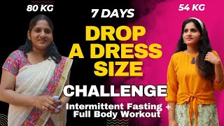 7 Days Full Body Fat Loss Challenge  Drop a Size in 7 Days  Intermittent Fasting [upl. by Fayth66]