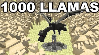 How Many Llamas Does it Take to Beat Minecraft [upl. by Risley]