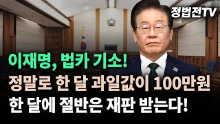 이재명 법카 기소 정말로 한 달 과일값이 100만원 한 달에 절반은 재판 받는다 [upl. by Carley]