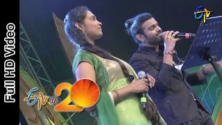 Sreerama Chandra and Anjana Performs  Vaana Chinukulu Song in Bheemavaram ETV  20 Celebrations [upl. by Terryl]