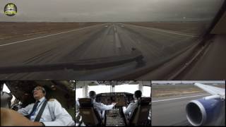 Boeing 767 MULTICAM Cockpit Takeoff from Baku to Istanbul AirClips [upl. by Magel344]