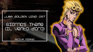 JoJos Bizarre Adventure Golden Wind OST  Giornos Theme Il Vento Doro Piano Cover [upl. by Farro]