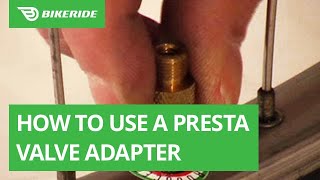 How to Use a Presta Valve Adapter [upl. by Lemal]