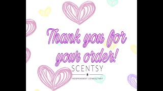 My Valentine Themed Scentsy Thank Yous to My Customers 💜 [upl. by Bondy]