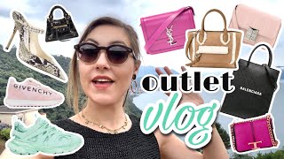 Serravalle Outlet Vlog 2023 Givenchy Balenciaga Coach amp Jimmy Choo luxury shopping in Italy [upl. by Lombardy128]