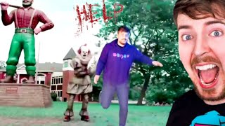 MrBeast Horror garden  Mrbeastast needs help Scarecrow [upl. by Eislehc]