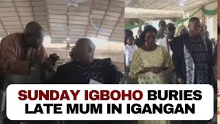 Watch Sunday Igbohos late mother burial rites in Igangan Oyo State [upl. by Dalury]